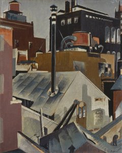 Estudio para "Industria", principios de los años 1920 de William Preston Dickinson
